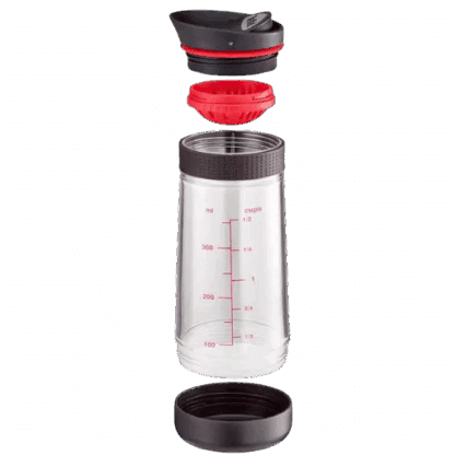 Tefal Ingenio Oil Bottle Salad Dressing Shaker Glass Bottle Vinaigrette Shaker Premium Quality K2073014